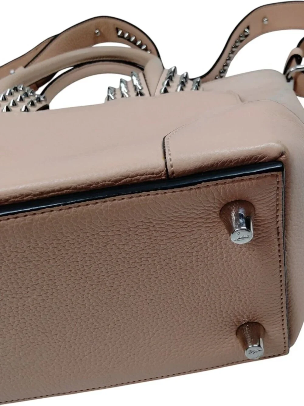 (S6) Christian Louboutin Crossbody Bag Pink Leather